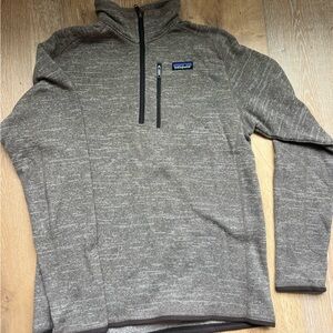 Patagonia Brown Zip-Up Sweater